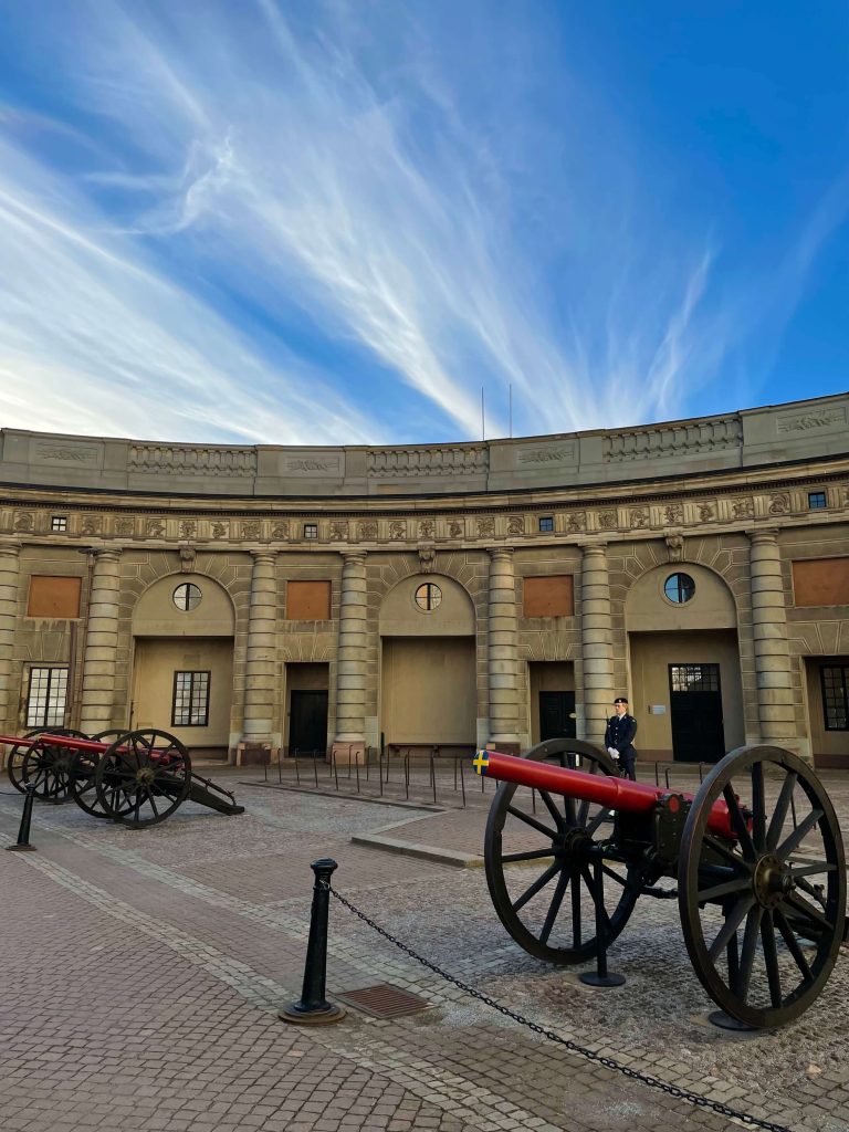 Vonkajšie nádvorie štokholmského palácu