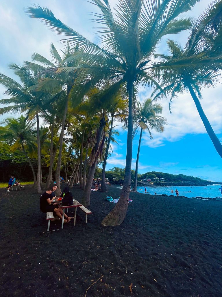 Punalu´u Black Sand Beach