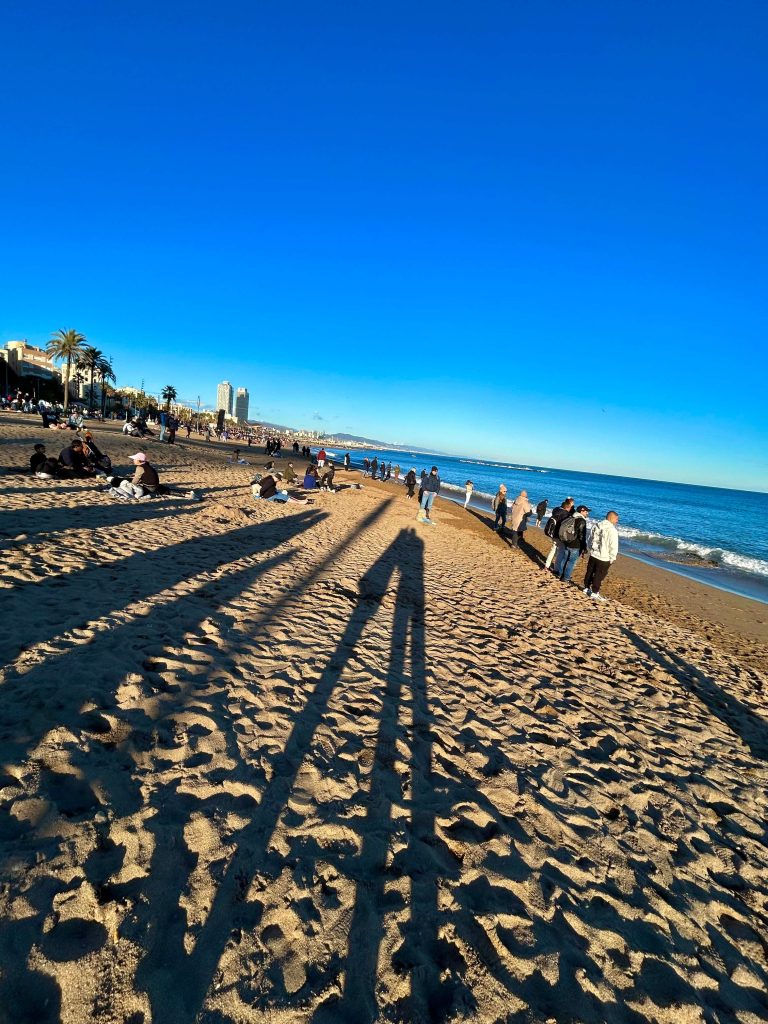 mestská pláž Barceloneta