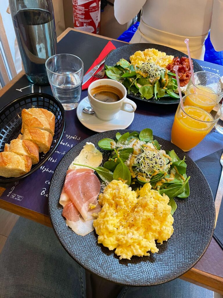 Raňajky v Nice