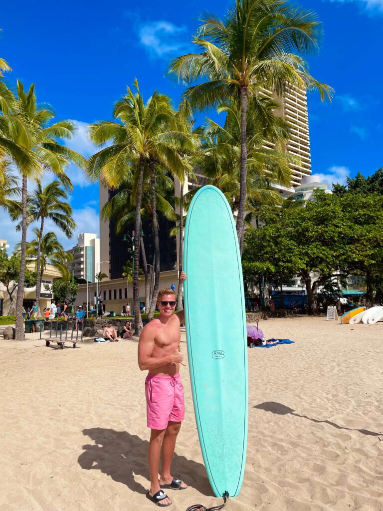 Surfovanie na Havaji
