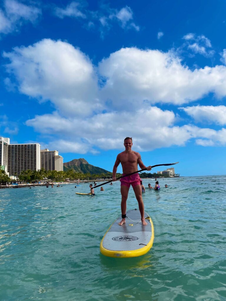 Paddleboard na Havaji